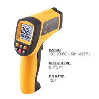 ILTH-810 Digital Infrared IR Laser Thermometer -50~900°C -58~1652°F 12:1 - Instrulife