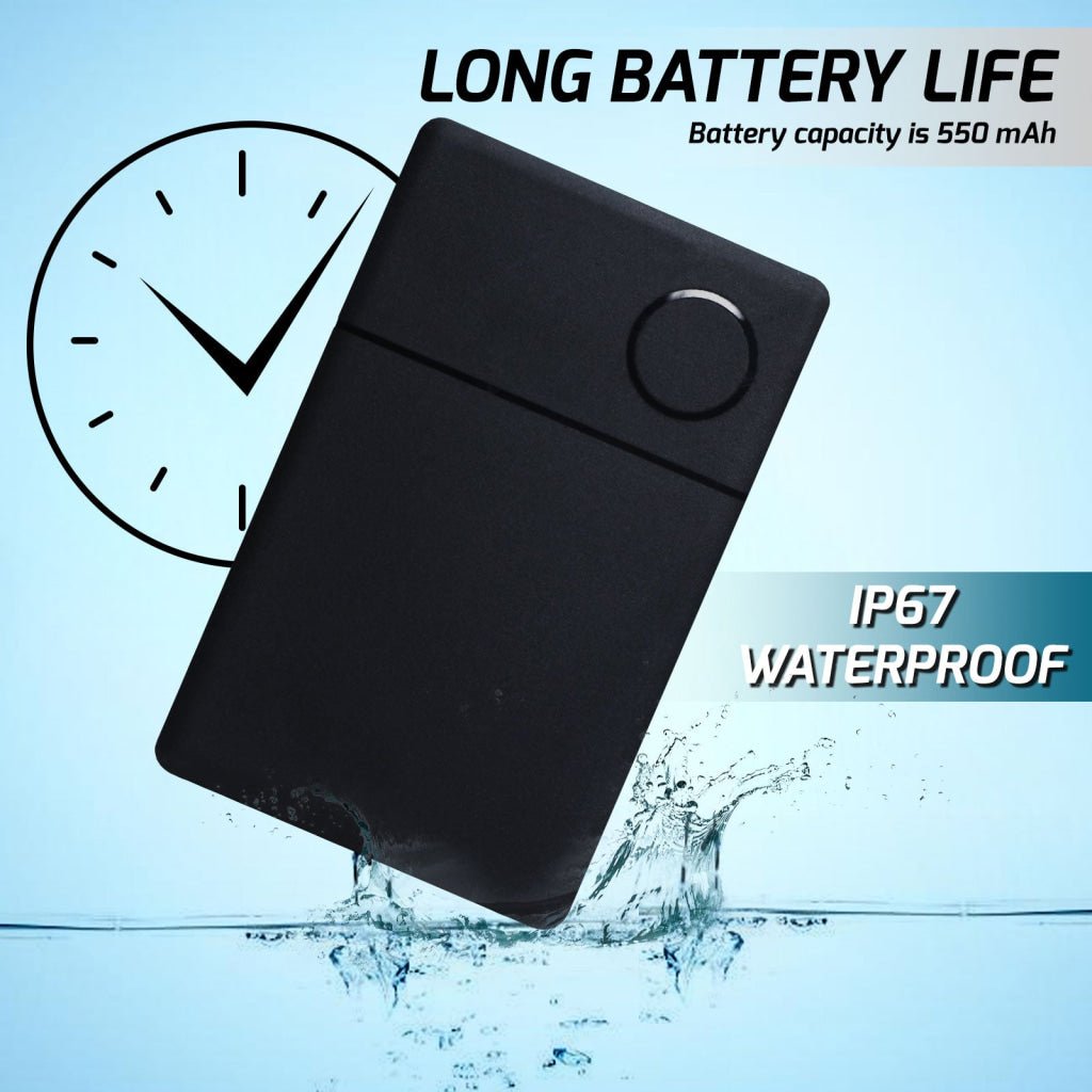 ILGP-405 Wallet Finder Bluetooth Lost Item Locator Smart Luggage Tags iOS Compatible Thin Tracker Works with Apple Find My App Anti-loss Device Waterproof Locator Phone Finder - Instrulife