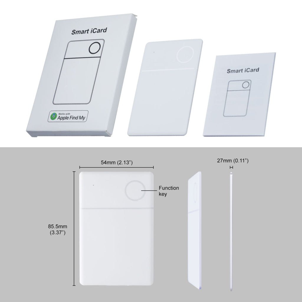 ILGP-405 Wallet Finder Bluetooth Lost Item Locator Smart Luggage Tags iOS Compatible Thin Tracker Works with Apple Find My App Anti-loss Device Waterproof Locator Phone Finder - Instrulife