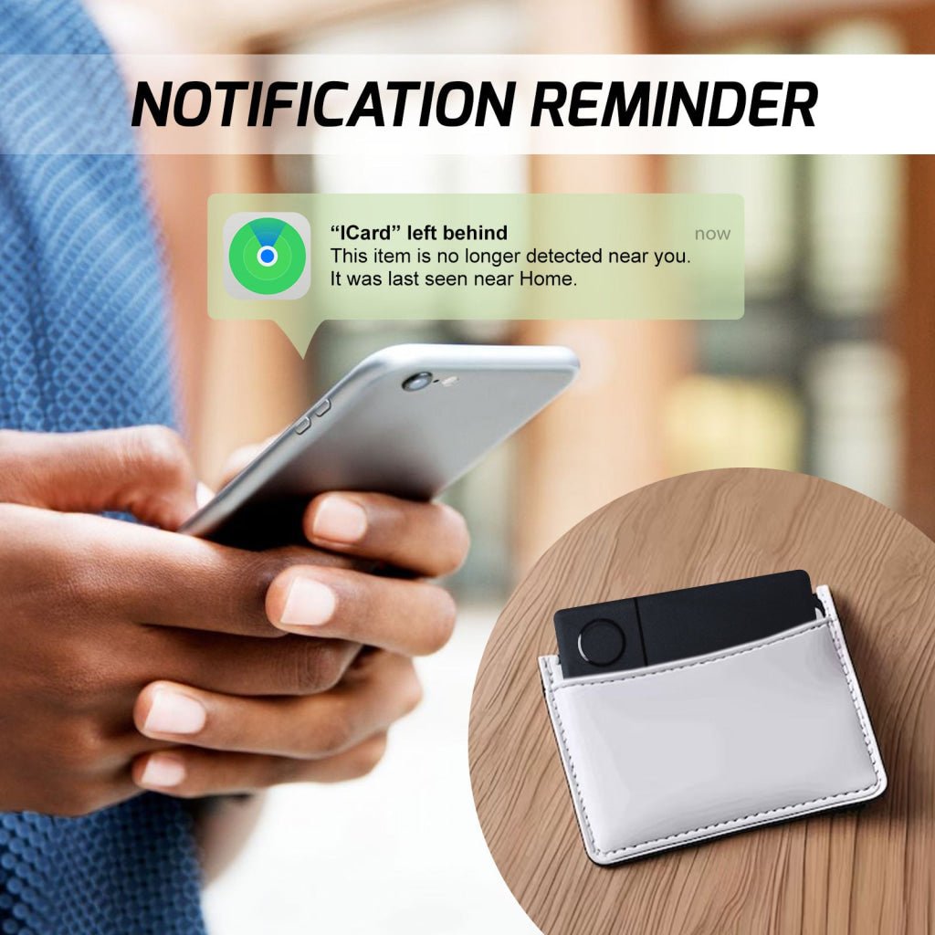 ILGP-405 Wallet Finder Bluetooth Lost Item Locator Smart Luggage Tags iOS Compatible Thin Tracker Works with Apple Find My App Anti-loss Device Waterproof Locator Phone Finder - Instrulife