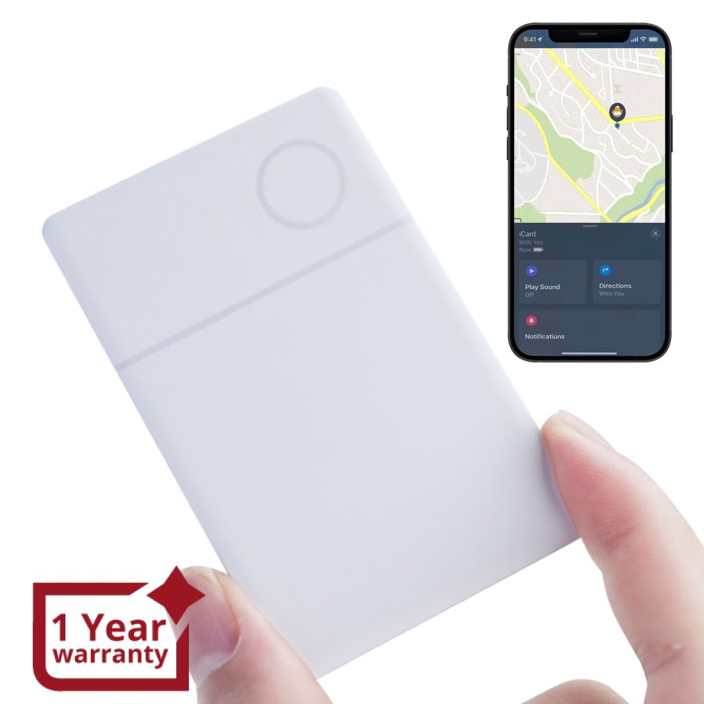 ILGP-405 Wallet Finder Bluetooth Lost Item Locator Smart Luggage Tags iOS Compatible Thin Tracker Works with Apple Find My App Anti-loss Device Waterproof Locator Phone Finder - Instrulife