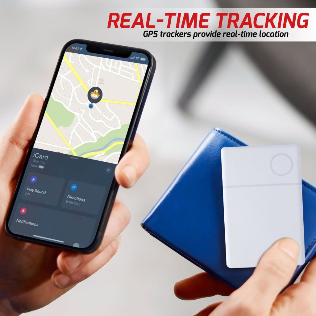 ILGP-405 Wallet Finder Bluetooth Lost Item Locator Smart Luggage Tags iOS Compatible Thin Tracker Works with Apple Find My App Anti-loss Device Waterproof Locator Phone Finder - Instrulife