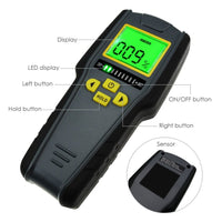ILMM-98 Digital Pinless Non-invasive Inductive Moisture Meter Hard Soft Wood Drywall Masonry Scanner Tricolor Bar Graph Indicator Intelligent Lumber Timber Board Wet Dry Tester Traders Craftsmen DIY - Instrulife