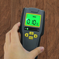 ILMM-98 Digital Pinless Non-invasive Inductive Moisture Meter Hard Soft Wood Drywall Masonry Scanner Tricolor Bar Graph Indicator Intelligent Lumber Timber Board Wet Dry Tester Traders Craftsmen DIY - Instrulife