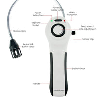 ILLD-780 Portable Combustible Gas Leak Detector 50ppm with Built-in Sensor , Propane Butane Methane Natural Gas, Adjustable Sound Light Alarm Tester - Instrulife