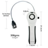ILLD-780 Portable Combustible Gas Leak Detector 50ppm with Built-in Sensor , Propane Butane Methane Natural Gas, Adjustable Sound Light Alarm Tester - Instrulife
