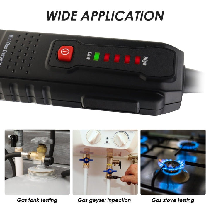 ILLD-360 Combustible Gas Leak Detector Gas Leakage Sniffer Methane, LPG, LNG, Fuel, Sewer Gas. Alcohol, Gasoline Flammable Gases - Instrulife