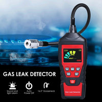 ILLD-425 Gas Leak Detector Combustible Gas Test Analyzer Portable Natural Gas Sniffer for Flammable Natural Gas Acetone Propane Benzene Ethanol Gasoline Methane etc 0~9999PPM Measurement Range - Instrulife