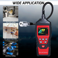 ILLD-425 Gas Leak Detector Combustible Gas Test Analyzer Portable Natural Gas Sniffer for Flammable Natural Gas Acetone Propane Benzene Ethanol Gasoline Methane etc 0~9999PPM Measurement Range - Instrulife