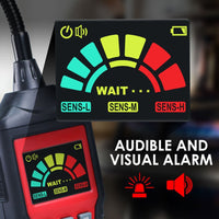 ILLD-425 Gas Leak Detector Combustible Gas Test Analyzer Portable Natural Gas Sniffer for Flammable Natural Gas Acetone Propane Benzene Ethanol Gasoline Methane etc 0~9999PPM Measurement Range - Instrulife