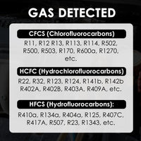ILLD-431 Halogen Gas Leak Detector High Sensitivity for Air Conditioning Repair, Car Repair, Gas Pipelines, Industrial Plant, Home Use with 10.5-inch Gooseneck Probe Visual, Audible and Vibration Alert - Instrulife