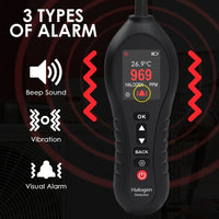 ILLD-431 Halogen Gas Leak Detector High Sensitivity for Air Conditioning Repair, Car Repair, Gas Pipelines, Industrial Plant, Home Use with 10.5-inch Gooseneck Probe Visual, Audible and Vibration Alert - Instrulife