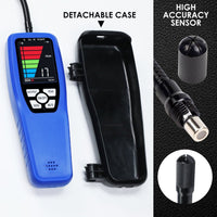 ILLD-432 Refrigerant Leak Detector Handheld 17-inch Gooseneck Probe Sensor Heating Diode Leak Tester for Air Conditioning and Refrigeration System with Buzzer, Visual Alarm and LCD Bar Graph - Instrulife