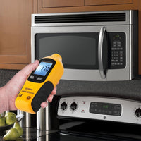 ILLD-816 Professional Microwave Oven Leakage Radiation Detector Meter Tester with Backlight & Built-in Alarm, Measurement Range 0-9.99mW/cm2, 2450MHz, No Recalibration Needed - Instrulife