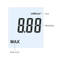 ILLD-816 Professional Microwave Oven Leakage Radiation Detector Meter Tester with Backlight & Built-in Alarm, Measurement Range 0-9.99mW/cm2, 2450MHz, No Recalibration Needed - Instrulife