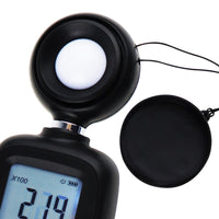 ILLX-274 Light Meter Digital Illuminance Luminometer up to 200,000 Lux Luxmeter Foot Candle/Lux Temperature Tester Handheld with Backlight and Data Storage - Instrulife