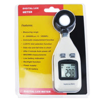 ILLX-145 Digital Light Mini Lux Meter Measurement Range 0 ~ 200,000 LUX / 0 ~ 18,500 FC, Portable Instrument, Auto Range - Instrulife