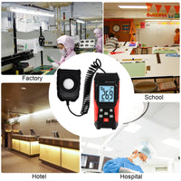 ILLX-331 Digital Light / Lux Meter LUX Footcandle FC Illuminance Tester 200000Lux / 20000Fc - Instrulife