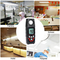 ILLX-429 Digital Light Lux Meter Illuminance Tester Photometer Luxmeter High Precision Illuminometer Lx FC Measurement for Photography, Schools, Hospitals, Workplaces and other Environmental Monitoring - Instrulife
