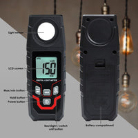 ILLX-429 Digital Light Lux Meter Illuminance Tester Photometer Luxmeter High Precision Illuminometer Lx FC Measurement for Photography, Schools, Hospitals, Workplaces and other Environmental Monitoring - Instrulife