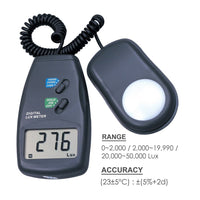ILLX-146 Digital Light Lux Meter 0 - 50,000 Lux Camera Photo - Instrulife