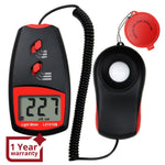 ILLX-146N Digital Light Meter Luxmeter 0~100,000 Lux w/ Selectable Range x1 x10 x100, Handheld Illuminance Tester Sensor Illuminometer Lighting Level Measurement, for Indoor Room Greenhouse Plants Home - Instrulife