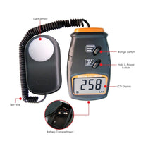 ILLX-147 Digital Light Meter 100,000 Lux LCD Lab Photo Camera - Instrulife