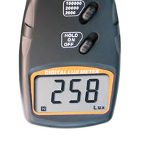 ILLX-147 Digital Light Meter 100,000 Lux LCD Lab Photo Camera - Instrulife