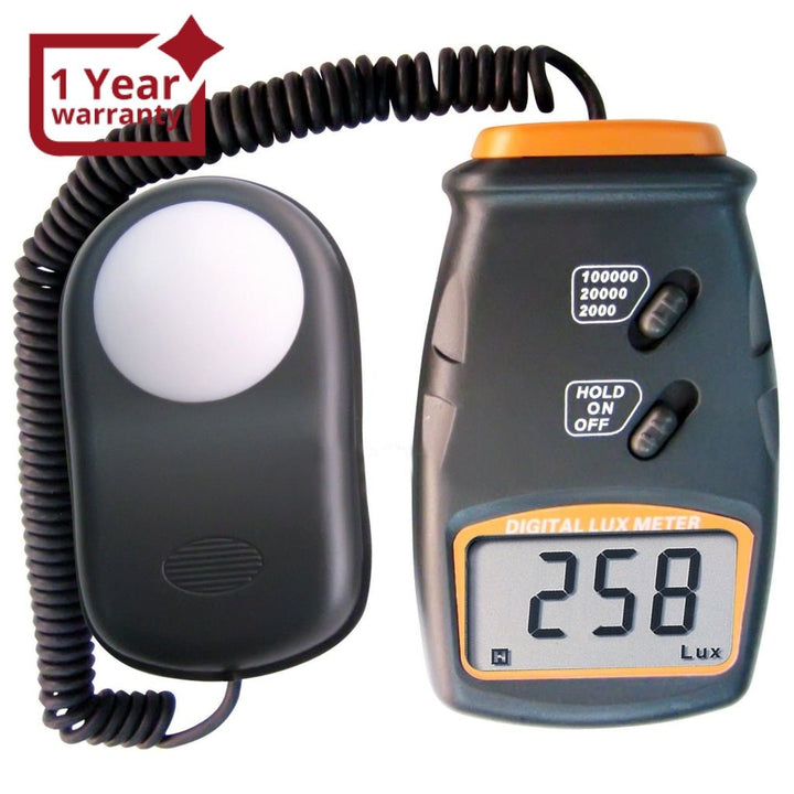 ILLX-147 Digital Light Meter 100,000 Lux LCD Lab Photo Camera - Instrulife