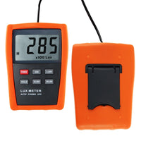 ILLX-149 Professional Digital Lux/ Light Level Meter 1~200,000 Lux Luminometer Illuminance Meter, 4 Ranges Tester with Photodiode and Filter Sensor + Data HOLD Function - Instrulife