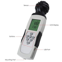 ILDA-16 Digital 3-in-1 CO2 Thermo-hygrometer Logger Made in Taiwan - Instrulife