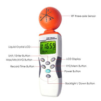 ILEM-731 Handheld EMF/RF (3-axis Gauss Meter) Field Strength Meter 50MHz to 3.50GHz - Instrulife