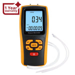 ILMA-277 Digital Manometer Digital Air Pressure Meter Differential Air Pressure Gauge Dual Port HVAC Gas Pressure Tester Handheld Portable Tool - Instrulife