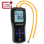 ILMA-334 Digital Manometer Portable Air Vacuum / Gas Pressure Gauge Meter 12 Measurement Units with Backlight and Data storage Function Sing Pipe or Differential Pressure of 1-2 Pipes Detection - Instrulife