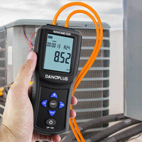 ILMA-334 Digital Manometer Portable Air Vacuum / Gas Pressure Gauge Meter 12 Measurement Units with Backlight and Data storage Function Sing Pipe or Differential Pressure of 1-2 Pipes Detection - Instrulife