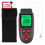 ILMA-346 Handheld Manometer Dual Differential Digital Gas Pressure Tester with Backlight 12 Selectable Units Air Pressure Gauge HVAC Tester with Data Storage Function - Instrulife