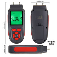 ILMA-346 Handheld Manometer Dual Differential Digital Gas Pressure Tester with Backlight 12 Selectable Units Air Pressure Gauge HVAC Tester with Data Storage Function - Instrulife