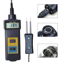 ILMM-892 Digital Moisture Meter & Thermometer, Wood Cotton Paper - Instrulife