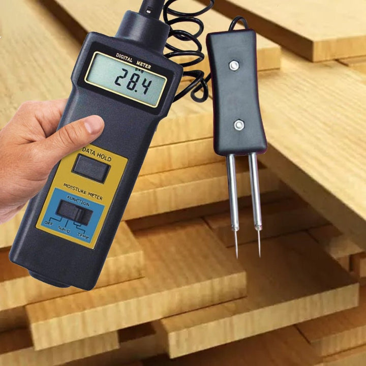 ILMM-892 Digital Moisture Meter & Thermometer, Wood Cotton Paper - Instrulife