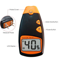 ILMM-869 Digital 4-Pin Wood Moisture Meter (5%~40%) - Instrulife
