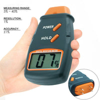 ILMM-869N Wood Moisture Meter Tester, 4 Pin, 5% - 40%, NEW DESIGN - Instrulife