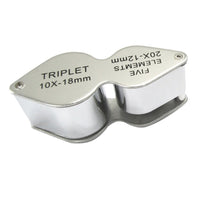 ILJL-855 Mini Portable 2 in 1 Jeweler's Loupe 10X & 20X Magnifier Dual Lens - Instrulife