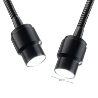 ILMI-208 Cold LED Dual Gooseneck Lights Microscope Illuminator with Dimmer, 6500K, Adjustable Brightness 100V~240V - Instrulife