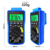 ILAU-211 Digital DMM Multimeter Meter Tester with USB/ Software CD and Data Output Function, AC DC voltage, AC DC current, Auto Range, Capacitance, Resistance, Frequency, Diode and Continuity Test, Duty Cycle - Instrulife