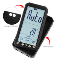 ILMU-318 Professional, 6000 Counts T-RMS Digital Multimeter for Electrical Measurement and Non-contact Voltage Detection, with Probes, Backlight, Flashlight and Protective Case - Instrulife