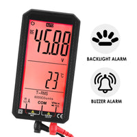 ILMU-318 Professional, 6000 Counts T-RMS Digital Multimeter for Electrical Measurement and Non-contact Voltage Detection, with Probes, Backlight, Flashlight and Protective Case - Instrulife