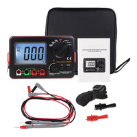 ILMU-351 Digital Insulation Tester Resistance Meter 250V / 500V / 1000V Output Voltage 750V AC Voltage Megohmmeter Large LCD Display with Blacklight and Buzzer Alarm - Instrulife
