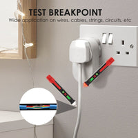 ILMU-363 Non-contact AC Voltage Detector Dual Range NCV Tester 12V-1000V / 48V-1000V Live and Null Wire Detection Electrical Tool Breakpoint Finder - Instrulife