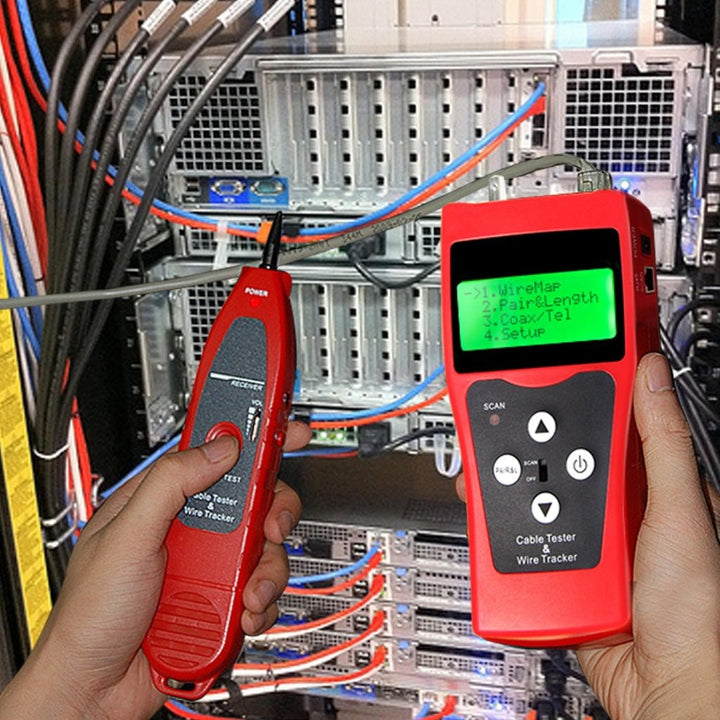 ILCT-198 Multipurpose Network Cable Tracker Tester 5E 6E Telephone Coaxial Cable - Instrulife