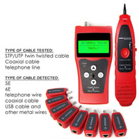 ILCT-51 Multipurpose Network LAN Cable Tester w/ 8 far-end test jacks - Instrulife